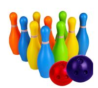 Ensemble De Quilles De Bowling En Abs Pour Enfants, Jouet Éducatif Pour Tout-Petits, Couleur Vibrante, Fabrication Soignée, 1 Ensemble