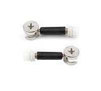 Ensemble de quincaillerie de connexion for meubles, 3 en 1, écrou de roue excentrique, écrou de blocage for l'assemblage de garde-robes(80Pcs)