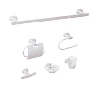 Ensemble de Quincaillerie de Salle de Bain Moderne 6 Pièces en Aluminium avec Ve