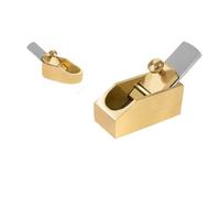 Ensemble de rabots de violon en laiton - 5 avions de travail du bois en cuivre avec fond plat convexe pour luthier et travaux de précision sur les bords(Flat Bottom 8mm)