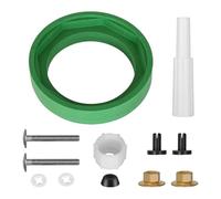 Ensemble de raccord de réservoir de toilette à cuvette de 7,6 cm - Kit de rechange pour réservoirs de toilettes - Angles de joint d'étanchéité - Joint d'étanchéité