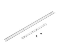 Ensemble de rails à onglets et barre coulissante en alliage d'aluminium pour scie à table, outils de travail du bois, équipement d'atelier, projets de bricolage (rail en T de 600 mm + barre d'onglet