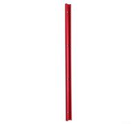 Ensemble de rails à onglets et barre coulissante en alliage d'aluminium pour scie à table pour travail du bois - Système de rainure en T, 600 mm + 300 mm ou 450 mm, argent/rouge (rail en T de 600 mm +