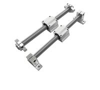 Ensemble de rails de guidage à arbre rigide for axe optique linéaire, 2 pièces SK/SHF8/10/12/13 + 4 pièces SCS8-13UU + une pièce(SK12 SCS12UU,150mm)