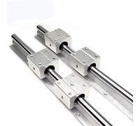 Ensemble de rails de guidage linéaire, 2 rails linéaires SBR16 de 300 à 1500 mm + 4 blocs de roulement SBR16UU(1200mm)
