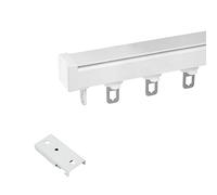 Ensemble de Rails de Rideau de Plafond Robustes Rails de séparation de pièce en métal pour Plus d'intimité Fonctionnement Fluide et Silencieux pour Salon Chambre Douche R