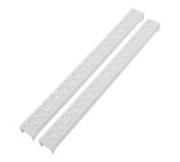 Ensemble de Rails de Tiroir en Plastique Blanc, Montage Latéral | Extension Complète, Glissement Fluide, Compatible Remplacement, pour Tiroirs de Commode et Mobilier