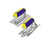 Ensemble de rainurage et de bordure en acier inoxydable pour béton, outils essentiels pour le plâtrage et la finition de ciments rainurés