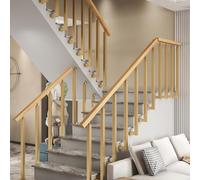 Ensemble de rampe d'escalier réglable en métal - Poteaux de balustre latéraux avec creux carré, comprend des connecteurs et des vis pour une installation facile et une sécurité accrue.
