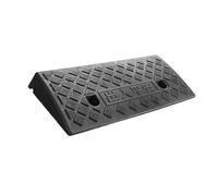Ensemble de rampes seuil Lourds léger Portables, Trottoir en polypropylène pour l'allée, Trottoir, Voiture, Scooter, vélo, Moto, Fauteuil Roulant, voiturette Golf, Camion Noir 50x27x7cm