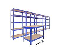 Ensemble de Rangement Garage 5 T-Rax 75cm 1 établi Q-Rax 120cm Capacité 4150KG