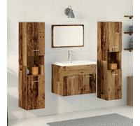 Ensemble de rangement Montage mural 4 pcs Bois d'ingénierie vidaXL