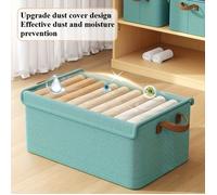 [Ensemble de rangement pliable 4 pièces] Boîtes de rangement pliables pour dressing - Tissu en polyuréthane