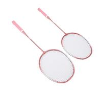 Ensemble de Raquette de Badminton, Scolarisation de Badminton Légère Professionnelle 3 (Pink)