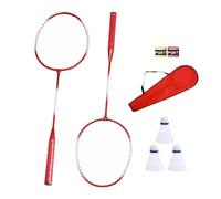 Ensemble De Raquettes De Badminton | Équipement Badminton Raquettes Solides Manche Confortable pour Cours Éducation Physique Loisirs Familiaux Jeunes Adolescents