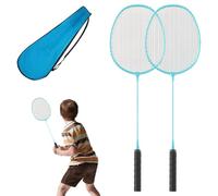 Ensemble de Raquettes de Badminton - Kit de Raquette Junior - Cadre en léger | Équipement de Sports de Plein air, Jeu de Navette Portable avec Sac de Rangement, activité d'entraînement dans Le