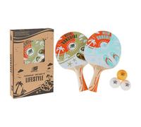 Ensemble de raquettes de tennis de table sunflex Lifestyle Noir TU
