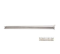 Ensemble de Rayons de Vélo, Rayons de Vélo 220mm/245mm/270mm 14G J Bend Rayons de Vélo avec Tétons pour Pièces de Réparation de Vélo de Descente de Vélo de Route(245mm)