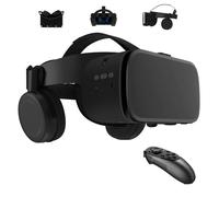 Ensemble de réalité virtuelle VR pour téléphone, casque de réalité virtuelle sans fil Bluetooth VR lunettes de réalité virtuelle 110° FOV, compatible avec téléphones portables Android iOS iPhone 16