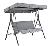 Ensemble de rechange durable et imperméable en tissu Oxford 210D pour balancelle de jardin et balançoire - Toutes saisons 2 et 3 places pour chaises et balançoires d'extérieur