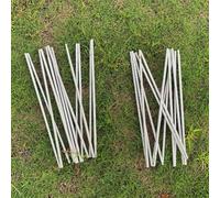 Ensemble de rechange pour poteau de tente en alliage d'aluminium de 3,5 m et 3,9 m et 1,5 m, aluminium aéronautique 7001T6, pliable et léger pour réparation de tente et utilisation en camping (4 m)