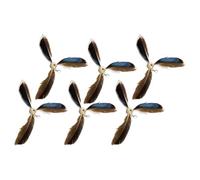 Ensemble De Recharge De Baguette Pour Chat 6PCS | Têtes De Rechange En Plumes Légères ABS 16cm, Accessoires Rotatifs Pour Jouets Interactifs Pour Chat | Accessoires De Jeu De Simulation De Chasse De S
