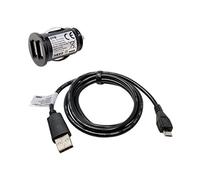 Ensemble de Recharge de Voiture Compatible avec Panasonic Lumix DC-G91M, Câble USB, Chargeur Voiture Dual USB, 2100mA, Auto-id