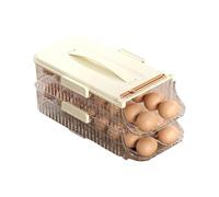 Ensemble de récipients à céréales pour réfrigérateur - Plateau empilable et portable pour la cuisine (B, 32 x 16 cm, 7 x 13 cm, 9 cm)