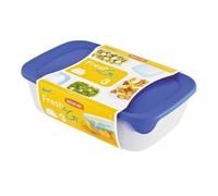 Ensemble de récipients - Curver - 3 pièces - Polypropylène - Couleur Bleu - Empilable