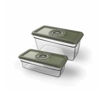 Ensemble de récipients sous vide AEG pour Fresh Kit+, 2-pcs, bocaux sous vide...