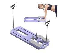 Ensemble de réformateur de pilates - Planche coulissante multifonction pour pilates | Machine de réformateur de pilates pour la maison, le pilates portable pour intérieur et extérieur