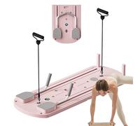 Ensemble de réformateur Pilates, Planche de réformateur Pilates pour la Maison | Rouleau Musculaire Abdominal à Automatique - Équipement Pilates Polyvalent, Planche de reformage Pilates pour ex