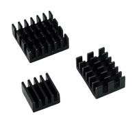 Ensemble de refroidissement 4B pour ordinateur, noir | Trio de dissipateurs thermiques en aluminium et coussinets adhésifs lors des assemblages compacts