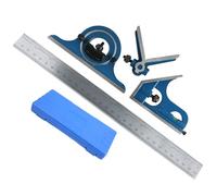 Ensemble de règles combinées de 300 mm avec échelle transparente facile à lire pour une mesure précise et des angles complexes de mesure d'ingénierie