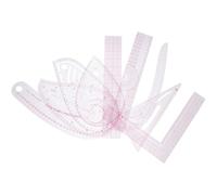 Ensemble de Règles de Couture Courbes pour Création de Patrons Textile | Plastique Transparent, Guidage Précis des Marges, Adapté aux Débutants, Enseignants, Ateliers de Tailleur et Studios