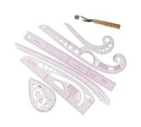 Ensemble de règles gradation motifs courbes françaises, ensemble d'outils dessin couture artisanale for tailleur, vêtements bricolage(Style 3)