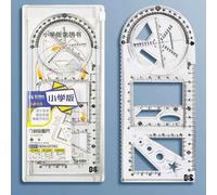 Ensemble De Règles Multifonctions Pour Dessin Géométrique,Rapporteur Spirographe,Outils De Proximité Mathématiques Pour Étudiants - Type Primary
