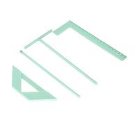 Ensemble de règles multifonctions pour reliure de livres Amangul, outils de bricolage, outils de reliure, Modulaire, Polypropylène, 22 x 15,5 cm