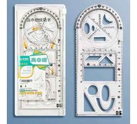 Ensemble De Règles Multifonctions,Rapporteur De Géométrie,Règle De Spirographe Pour Étudiants,Outils De Dessin De Mathématiques - Type Advanced