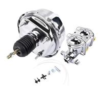 Ensemble de rehausseur de frein chromé simple de 7 pouces, avec maître-cylindre, alésage de 1 pouce, Compatible avec les fournitures d'imprimante