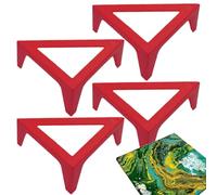 Ensemble de rehausseurs de pieds en toile - 4 supports de toile réglables, idéaux pour l'art de coulée de peinture, les cours en studio et les fournitures de peinture | Support durable pour less œuvre