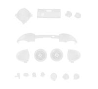 Ensemble de remplacement de boutons complets, ensemble de modules de déclenchement complets pour contrôleur X BOX série S, pièces de réparation transparentes LB RB LT RT, (Blanc transparent)