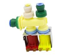 Ensemble de remplacement de l'électrovanne d'arrivée d'eau for réfrigérateurs Whirlpool, Kenmore et KitchenAid (raccordement 1/4 pouce / 3/8 pouce).(W10341320)