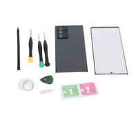 Ensemble De Remplacement D'éCran En Verre De Lentille ExtéRieure Avant De Couvercle En Verre ArrièRe De TéLéPhone Portable Pour Samsung Note 20 Ultra 5gnoir