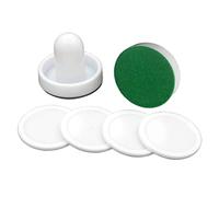 Ensemble de Remplacement des rondelles de Hockey à air Blanc avec des poussoirs pagaies pour Le Jeu la Famille Table