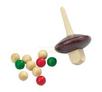 Ensemble De Remplacement Tiroler Roulette - Bois - Toupie Et Boules