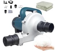 Ensemble de remplissage 1680w vers le bas,Machine de remplissage commercial,6vitesses de vent,volume d'air: 6,8 m³/min,vitesse du vent: 89 m/s,Cordon d'alimentation 2m,Souffler et sucer