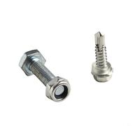 Ensemble de rénovation de turbine en acier à neige de 6,35 mm pour machines à 2 étapes, 3 pagaies en caoutchouc avec bandes de matériel en métal inoxydable Resis (A)