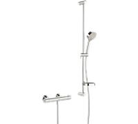 Ensemble de rénovation Hansa Hansaunita 48130131 exposé, avec mitigeur thermostatique de douche