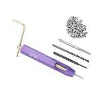 Ensemble de réparation de bobine hélicoïdale métrique 0, 5, inserts en acier inoxydable, outils de de tarauds, fourniture de 50 pièces pour les besoins d ' entretien en atelier, assortiment de du